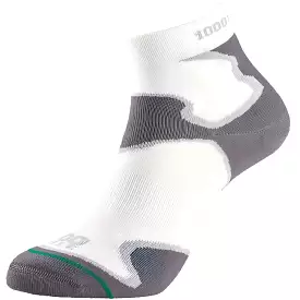 1000 Mile Fusion Mens Running Anklet Socks - White