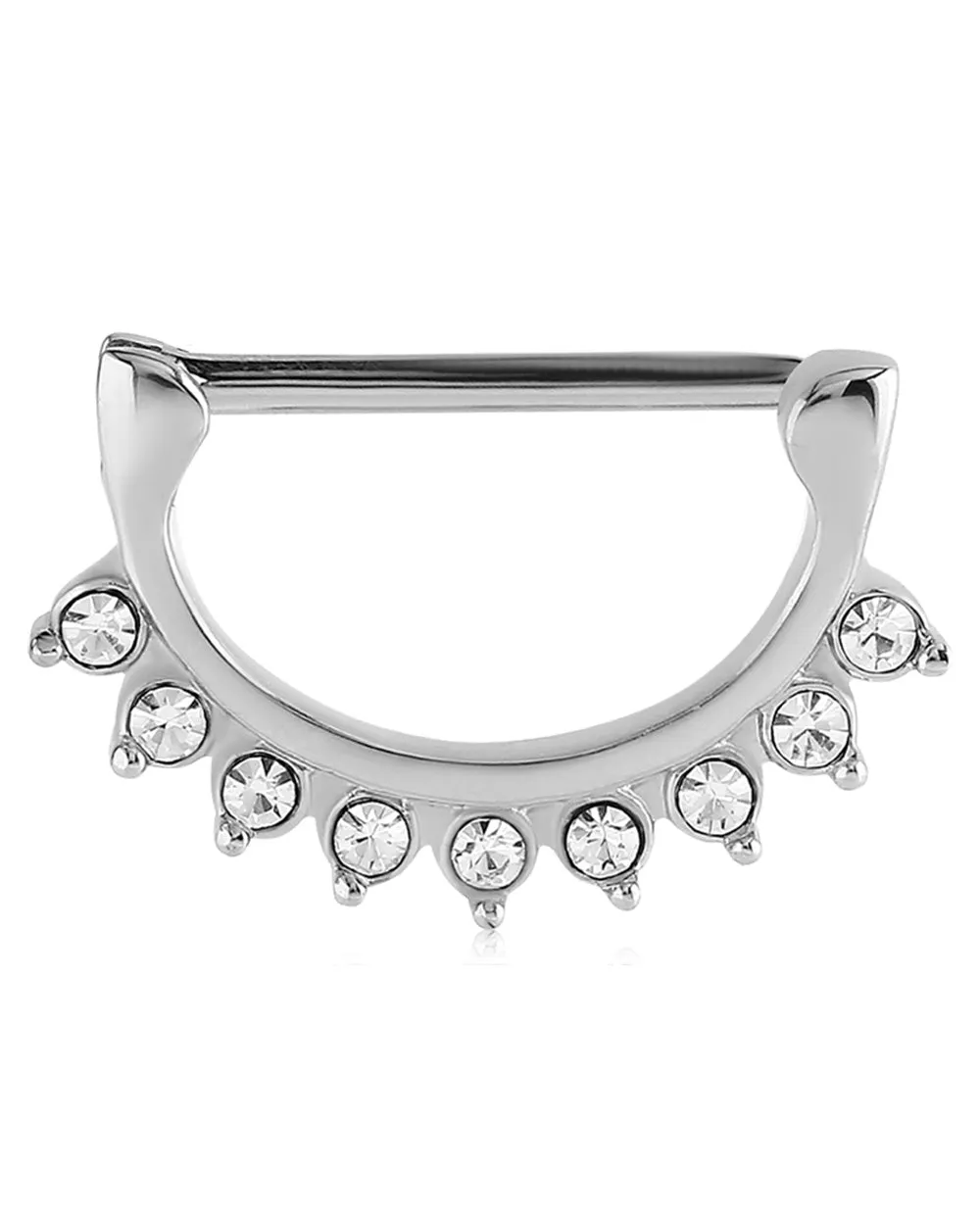 14 Gauge | 14mm Crystal Diva Nipple Clicker