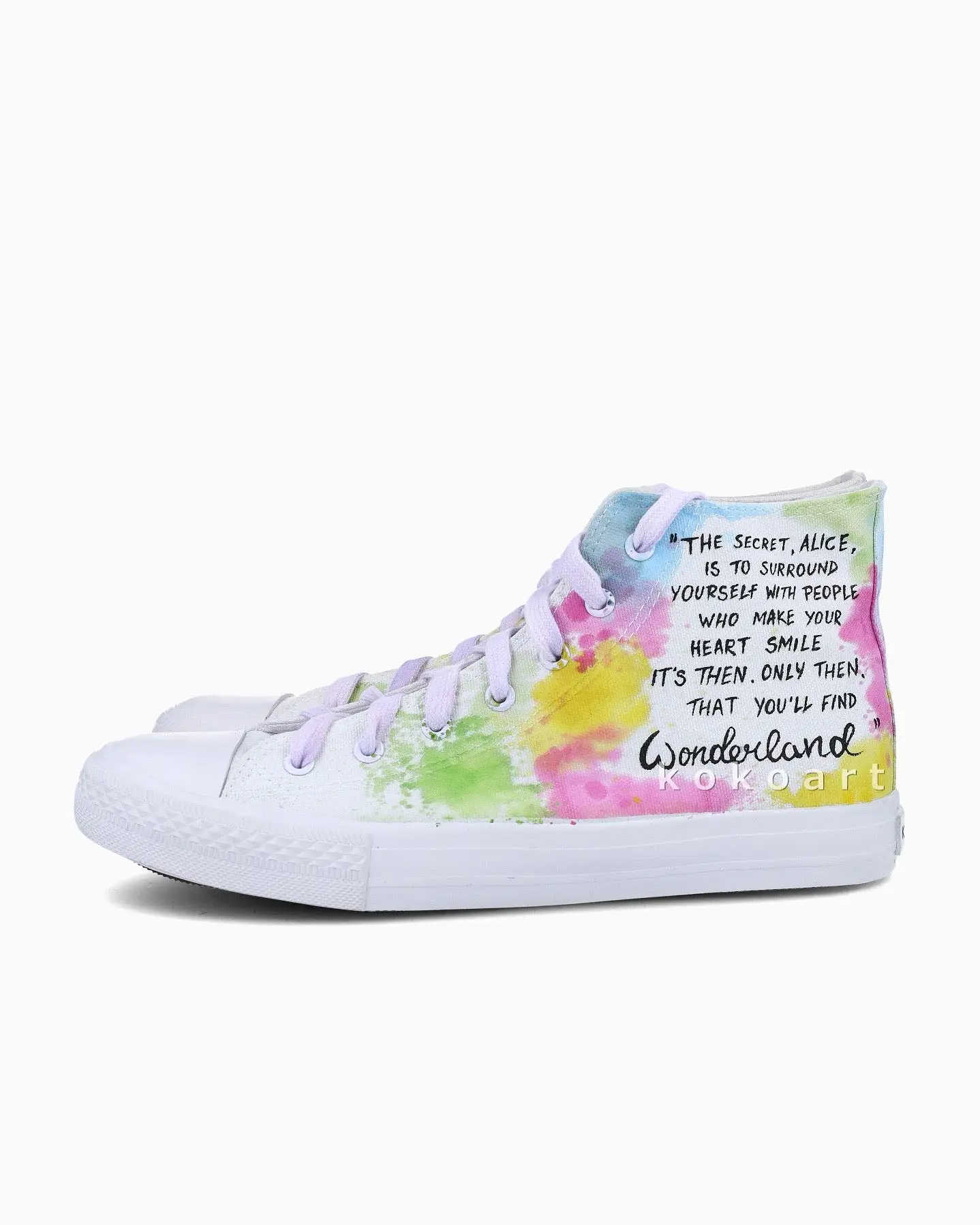 Alice in Wonderland Hand Painted Shoes