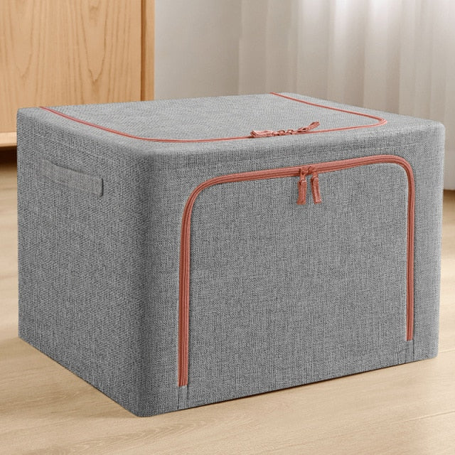 AshoreShop Clothing or Toy Fabric Sturdy Organizer Storage Box