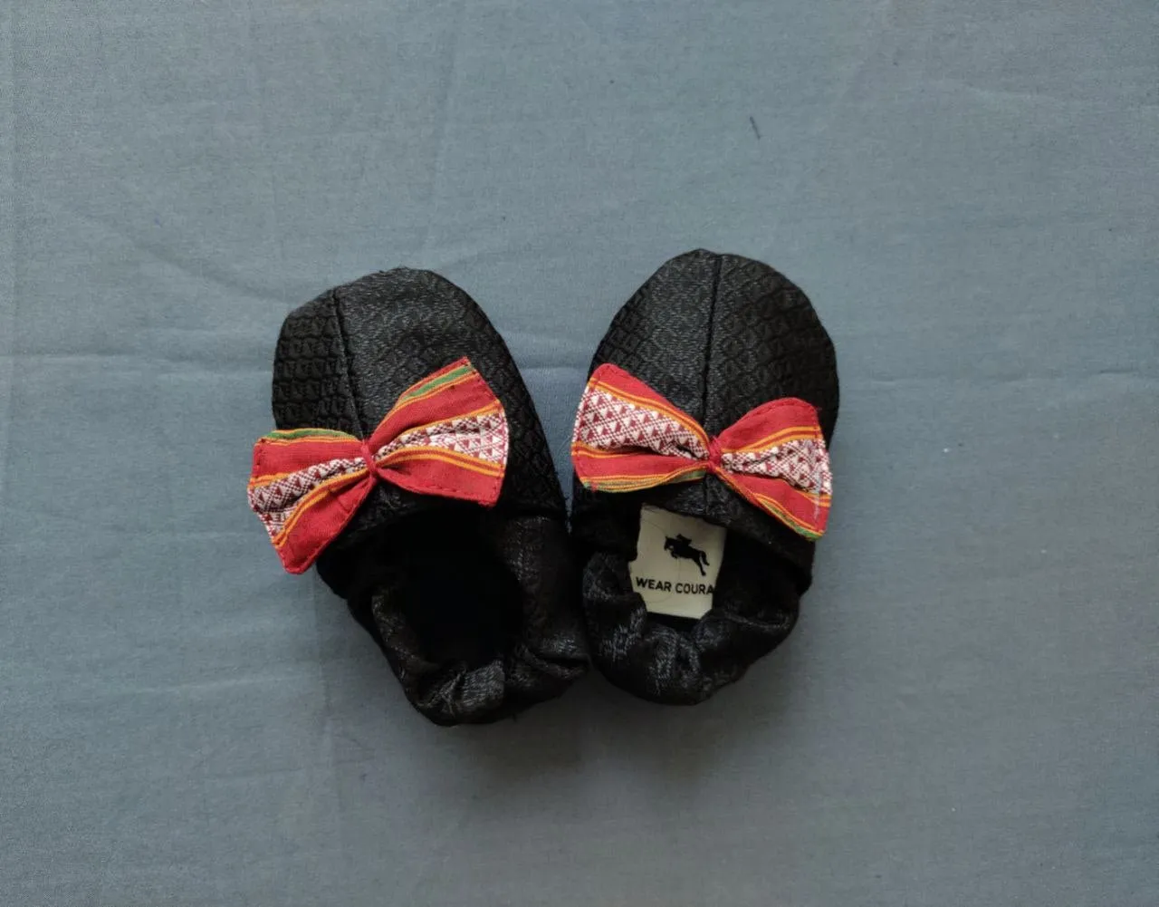 Baby Khunn Fabric Shoes color Black