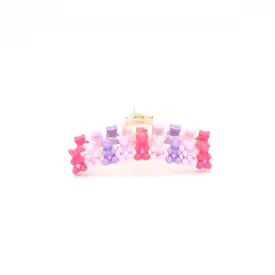 Bari Lynn Crystalized Gummy Bear Claw Clip - Pink / Purple