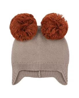 Bebe Eli Pom Pom Knitted Beanie