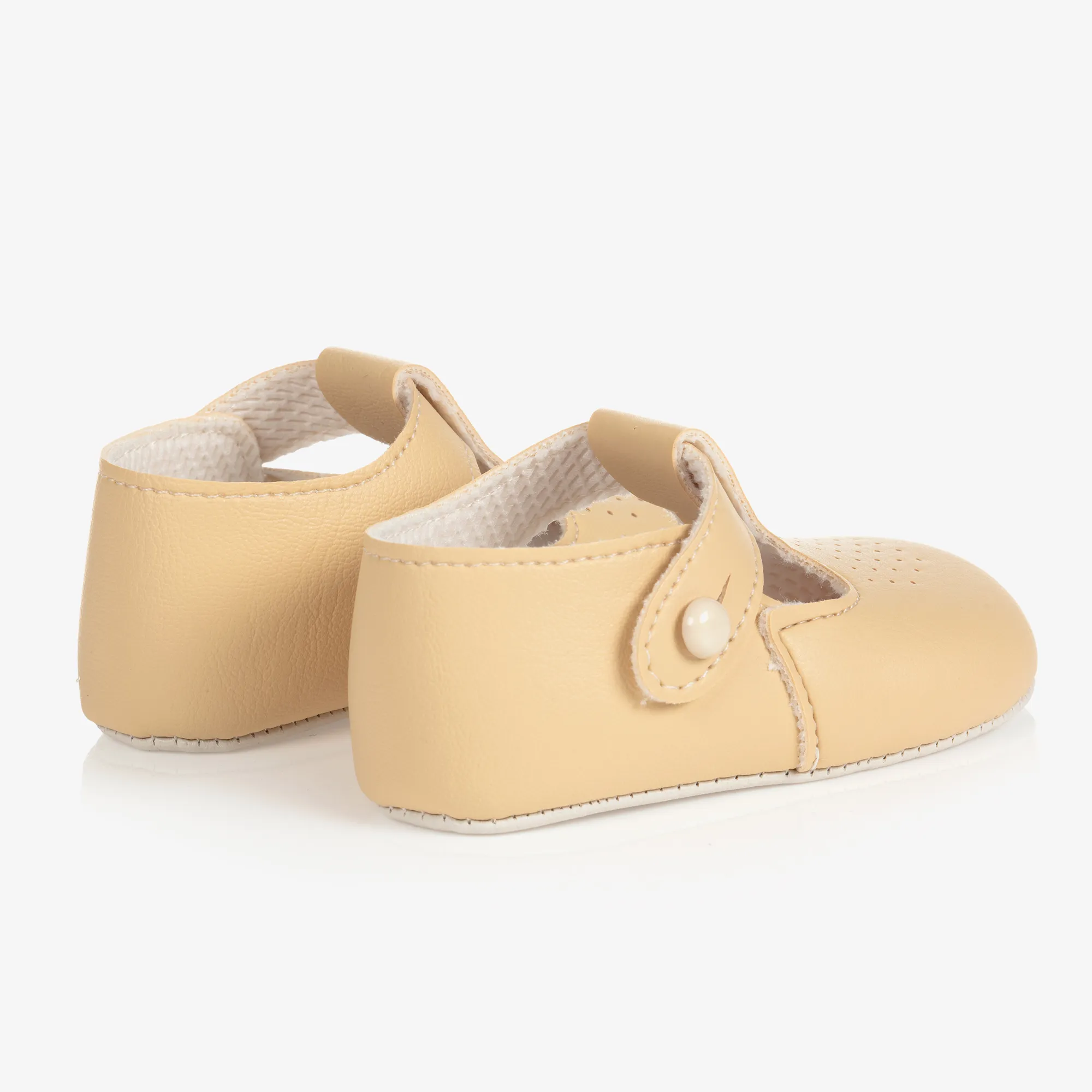 Beige Pre-Walker Baby Shoes