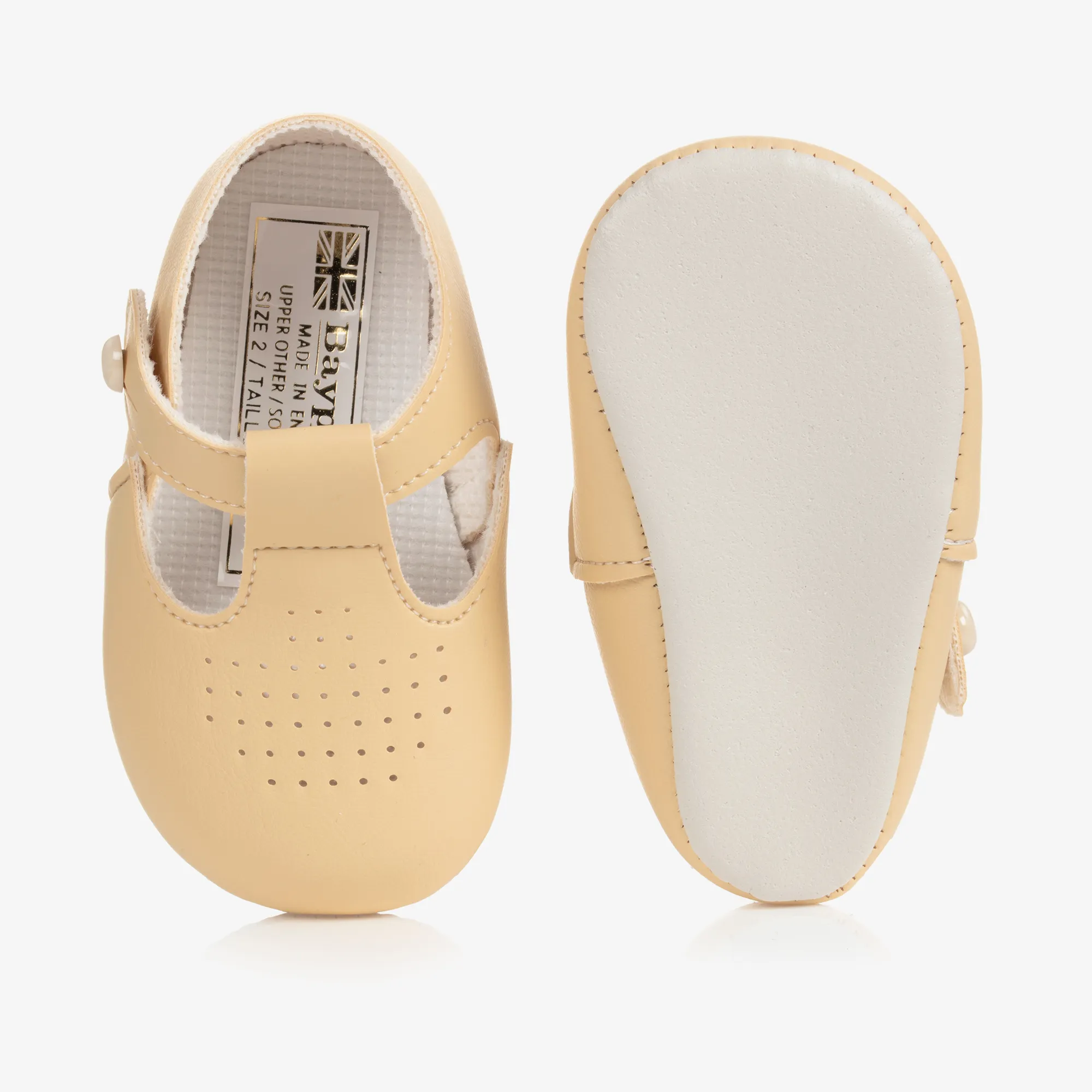 Beige Pre-Walker Baby Shoes