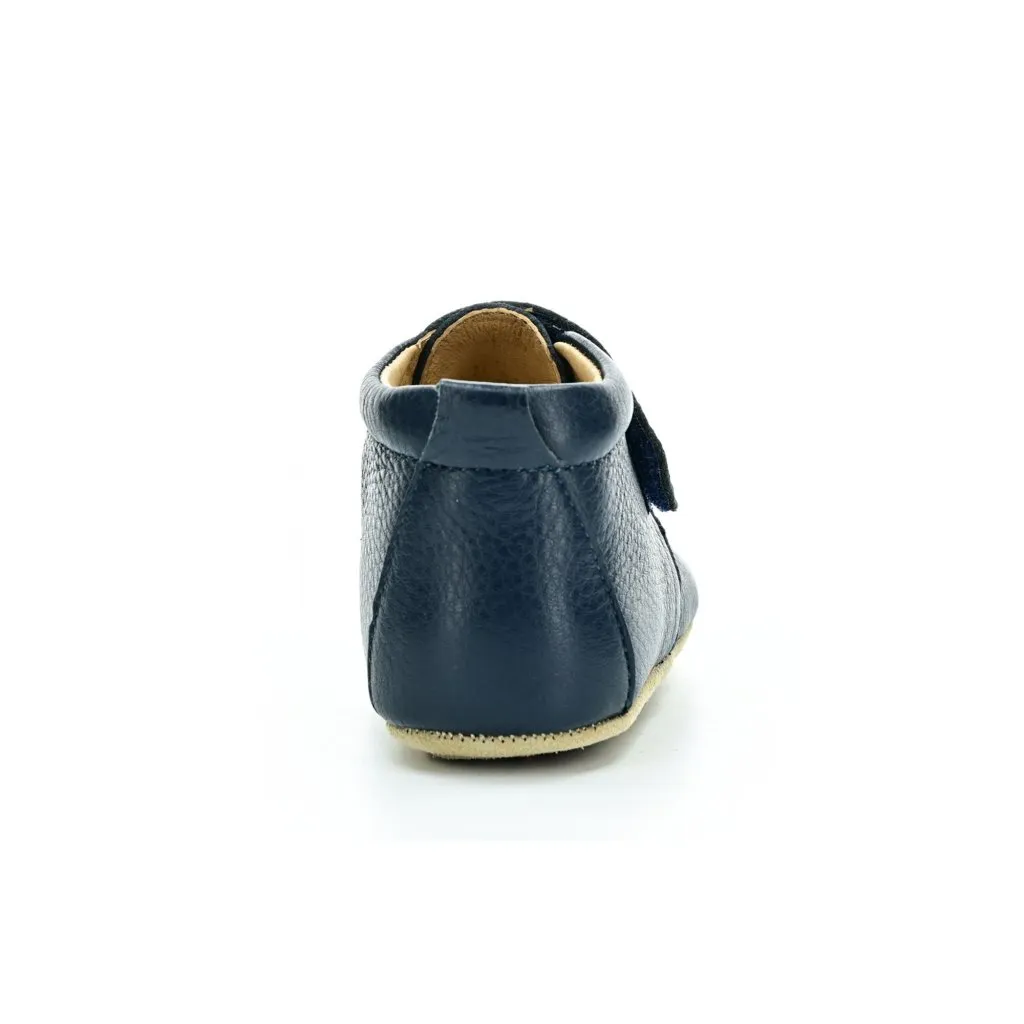 Bisgaard Baby Star Navy barefoot shoes