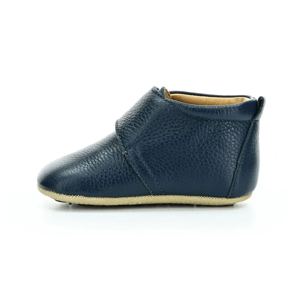 Bisgaard Baby Star Navy barefoot shoes