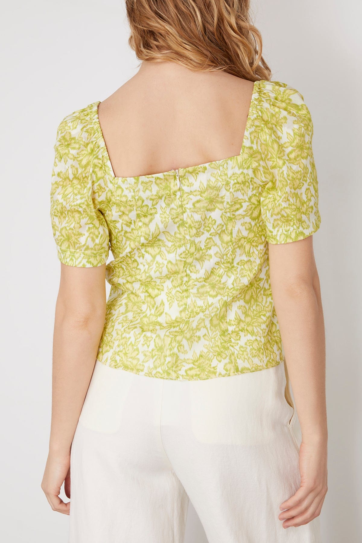 Bleecker Top in Lime Multi (TS)