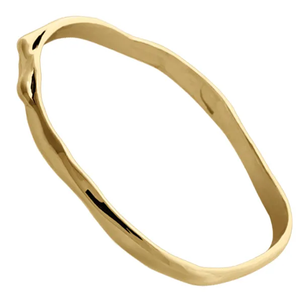 BOHEME TWIG SOLID GOLD BANGLE