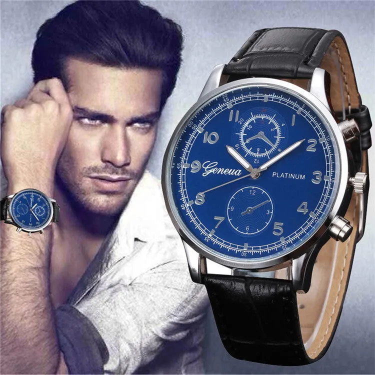 Business Horloges mannen Simple Leisure Blue Men And Women Classic Workplace Watches Fast Shipping Feida