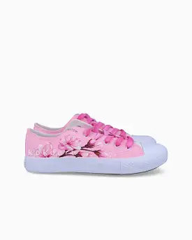 Butterfly Pink Hand Painted Shoes