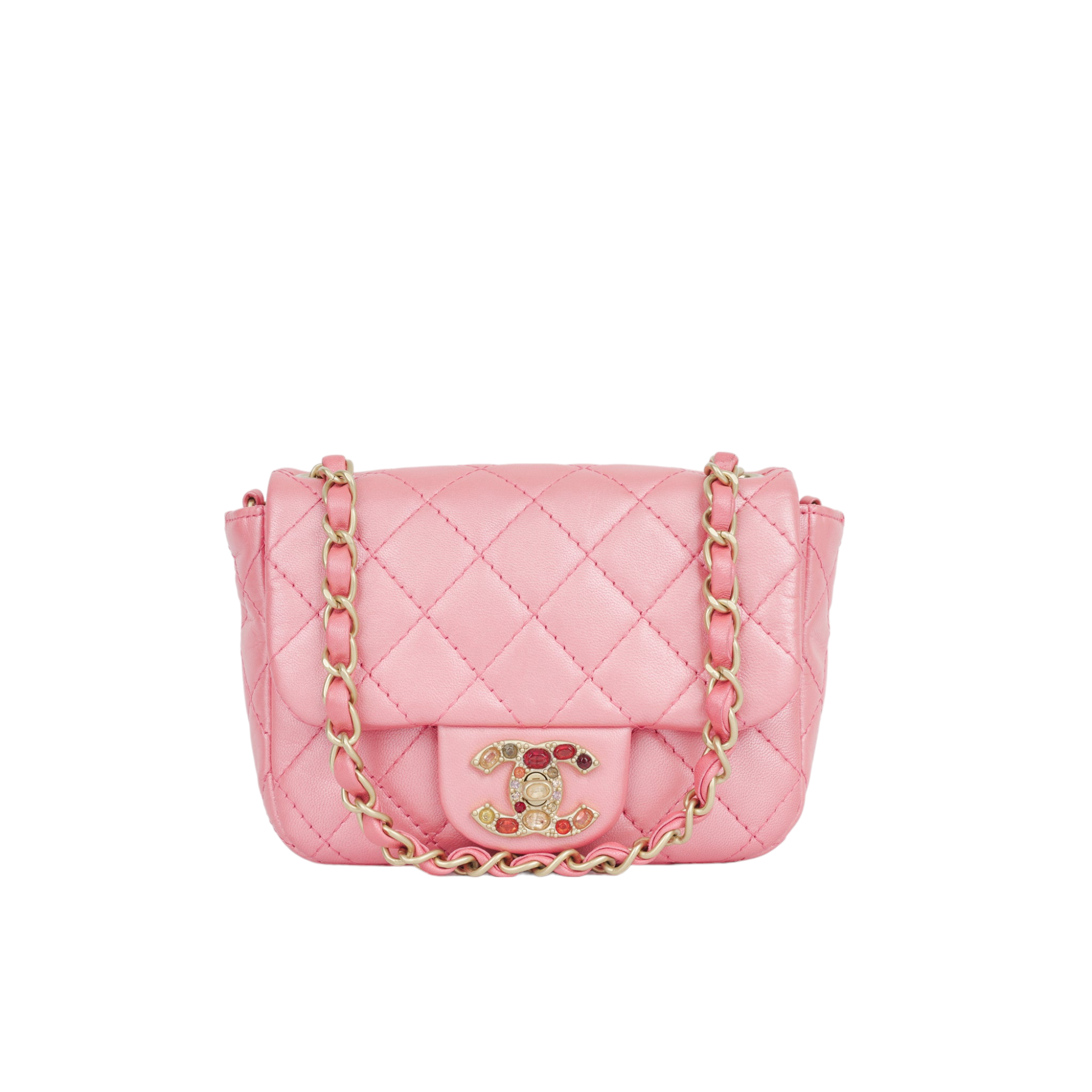 Chanel Mini Square Crystal Flap