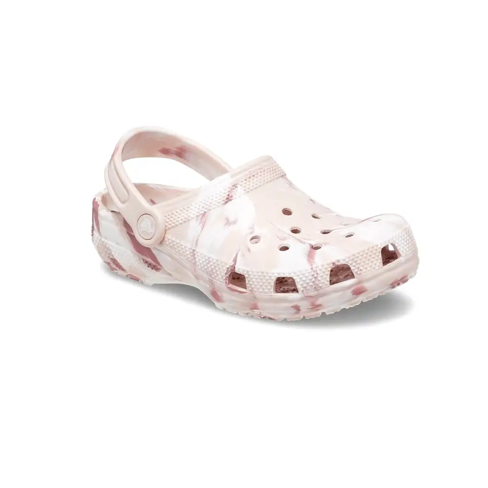 Classic Kid's Marbled Clog - Quartz Pink