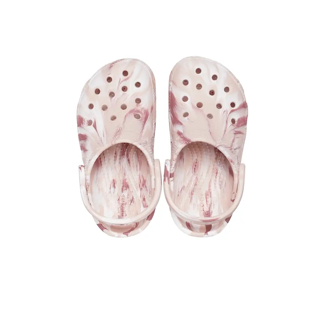 Classic Kid's Marbled Clog - Quartz Pink