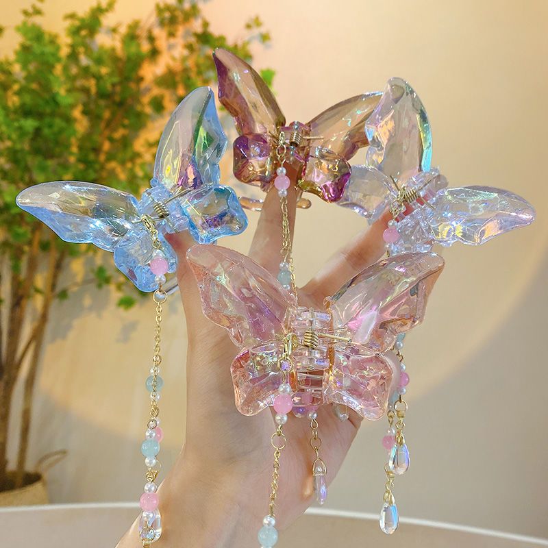 Crystal Butterfly Hair Clip MK18674