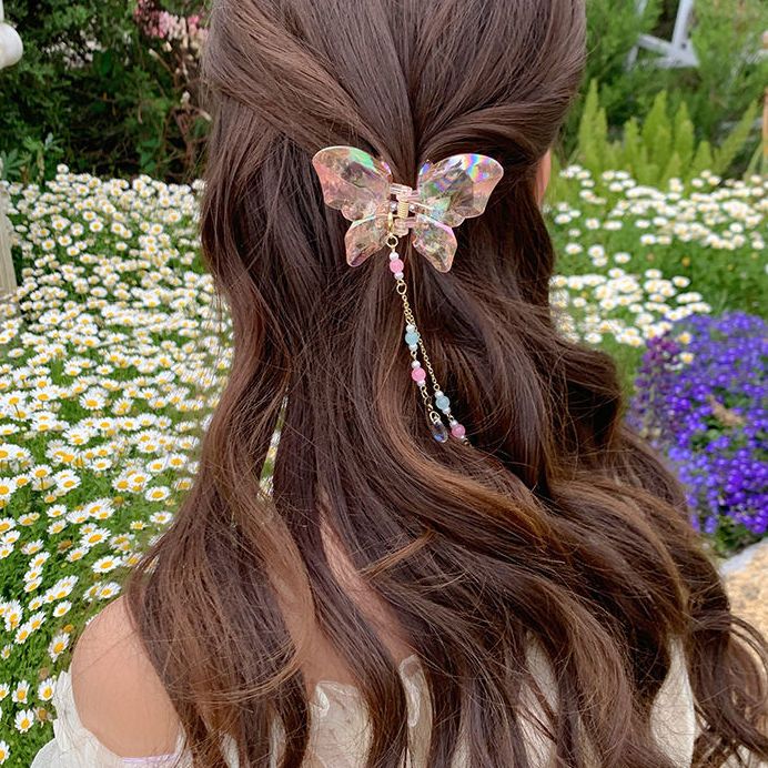 Crystal Butterfly Hair Clip MK18674