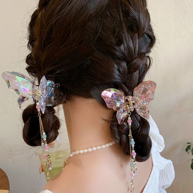 Crystal Butterfly Hair Clip MK18674