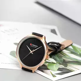 Curren Lady Leather Strap Watch