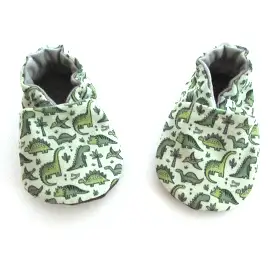 Dino Eco-Canvas Baby Shoes