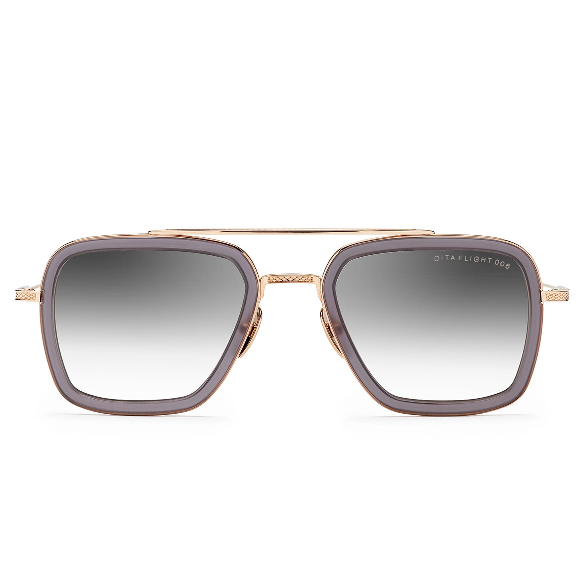 Dita Eyewear 7806 Flight 006 Gold Matte Grey Crystal Sunglasses