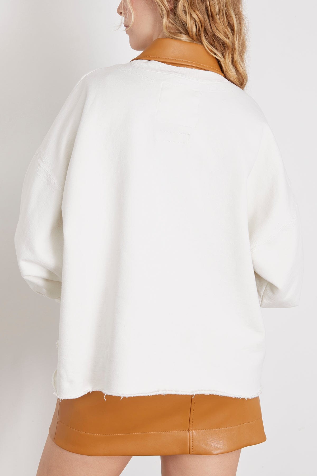 Fond Sweatshirt in Dirty White