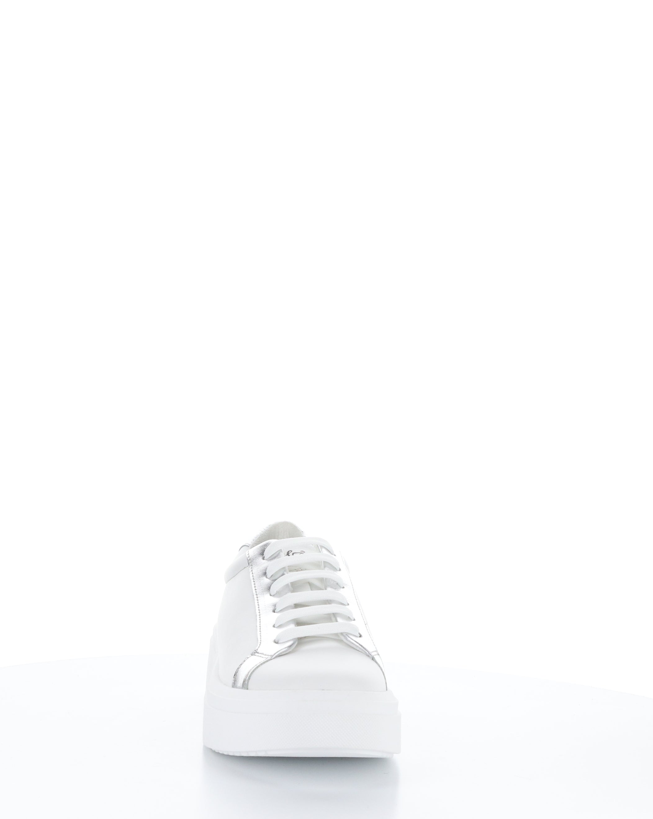 FUZI WHITE/SILVER Lace-up Shoes