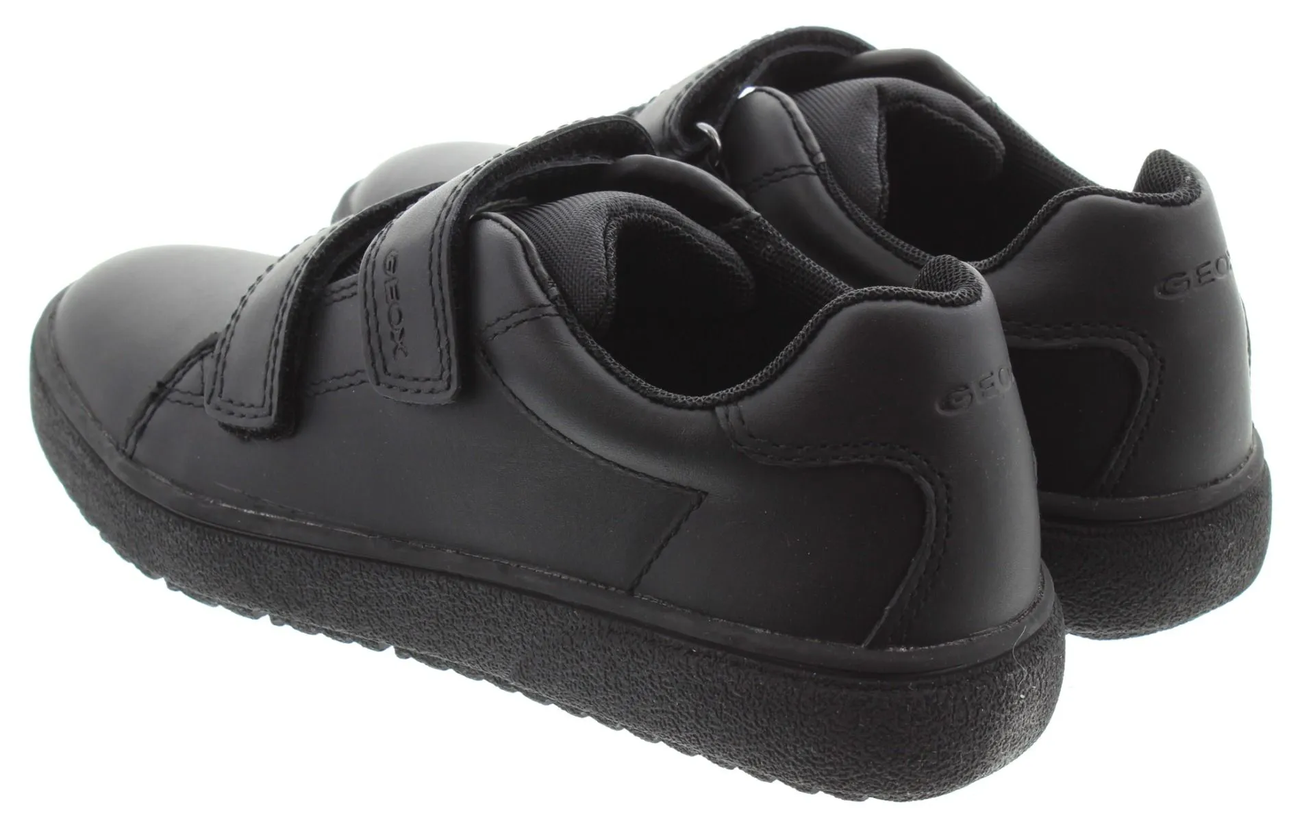 GEOX Kids Theleven Velcro Shoes In Black