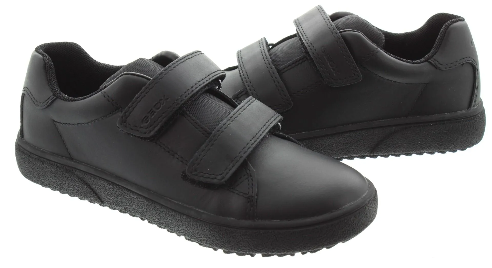 GEOX Kids Theleven Velcro Shoes In Black