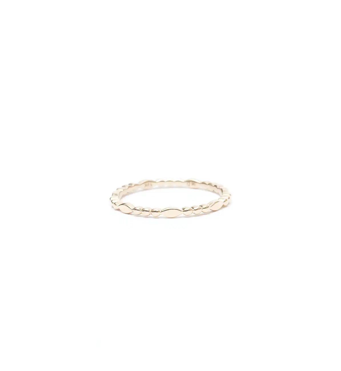 Gold Marquise Beaded Band