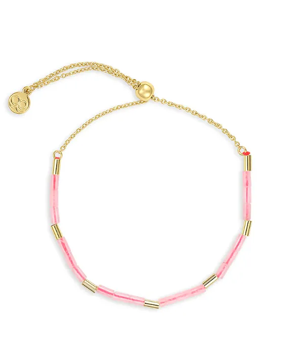 Gorjana Tatum Power Gemstone Bracelet  Rose Quartz/Gold