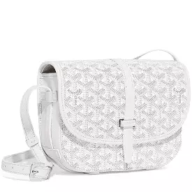 Goyard Goyardine Belvedere II White PM Messenger Bag