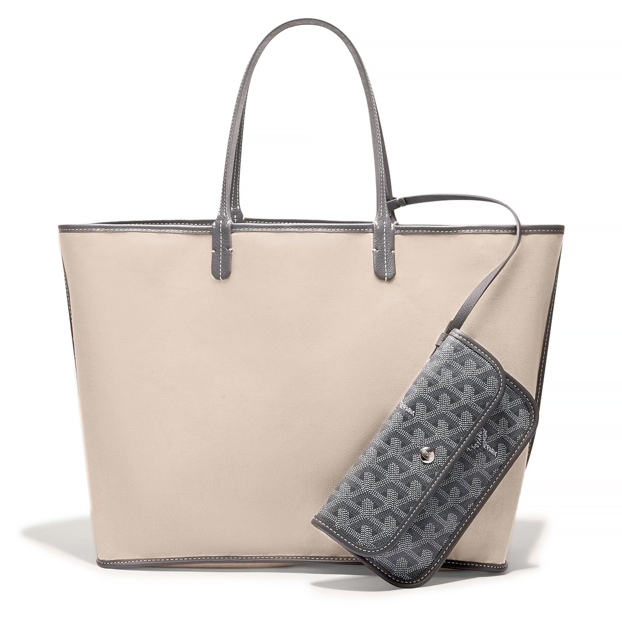 Goyard Saint Louis PM Tote Bag Grey