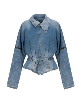 Guess Women Denim outerwear Blue M INT