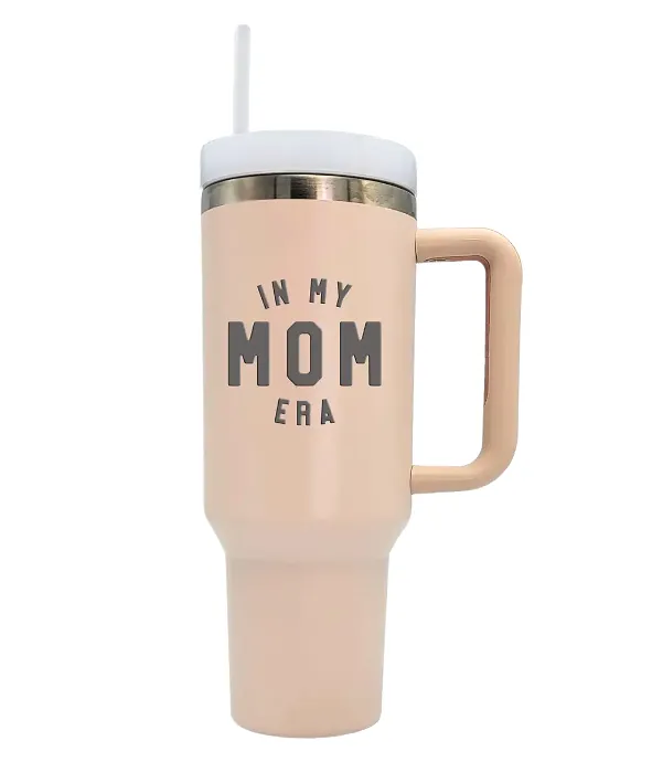 In My Mom Era Tumbler - Rose Quartz