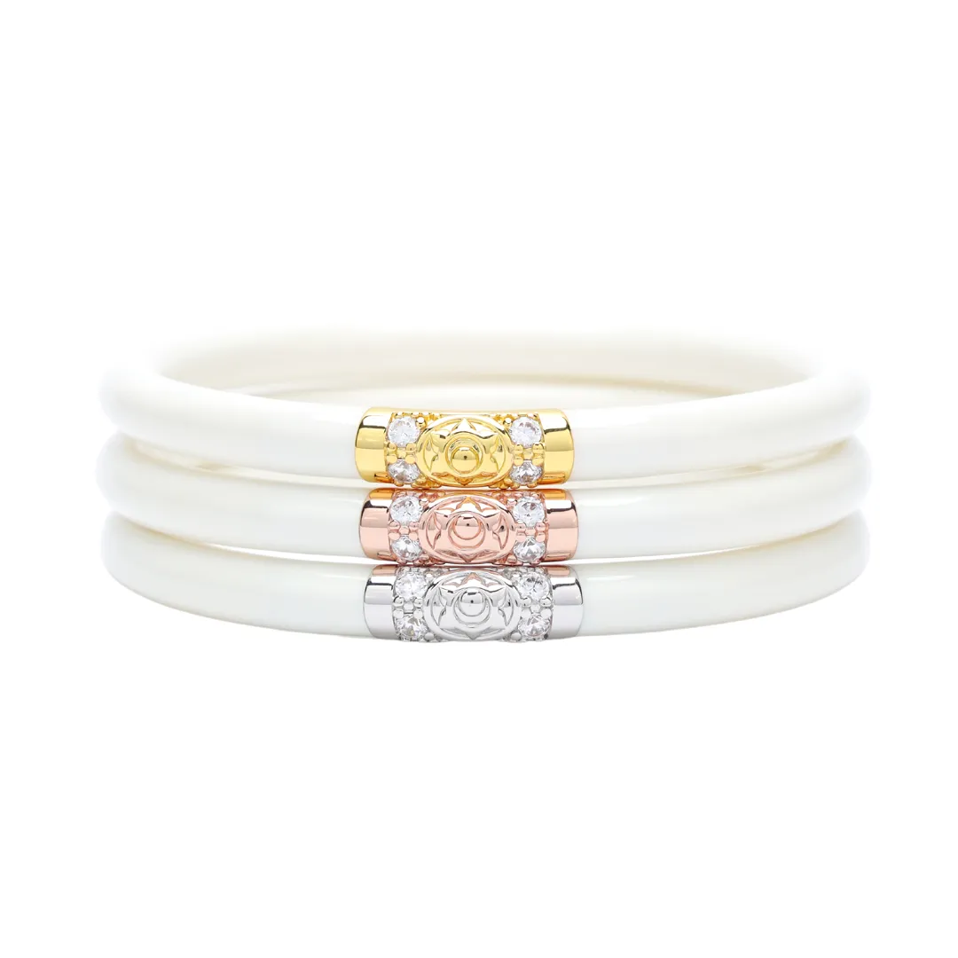 Ivory Three Kings BuDhaGirl All Weather Bangle Set (Set of 3)