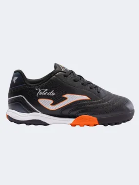 Joma Toledo Kids Turf Shoes Black/Orange/White