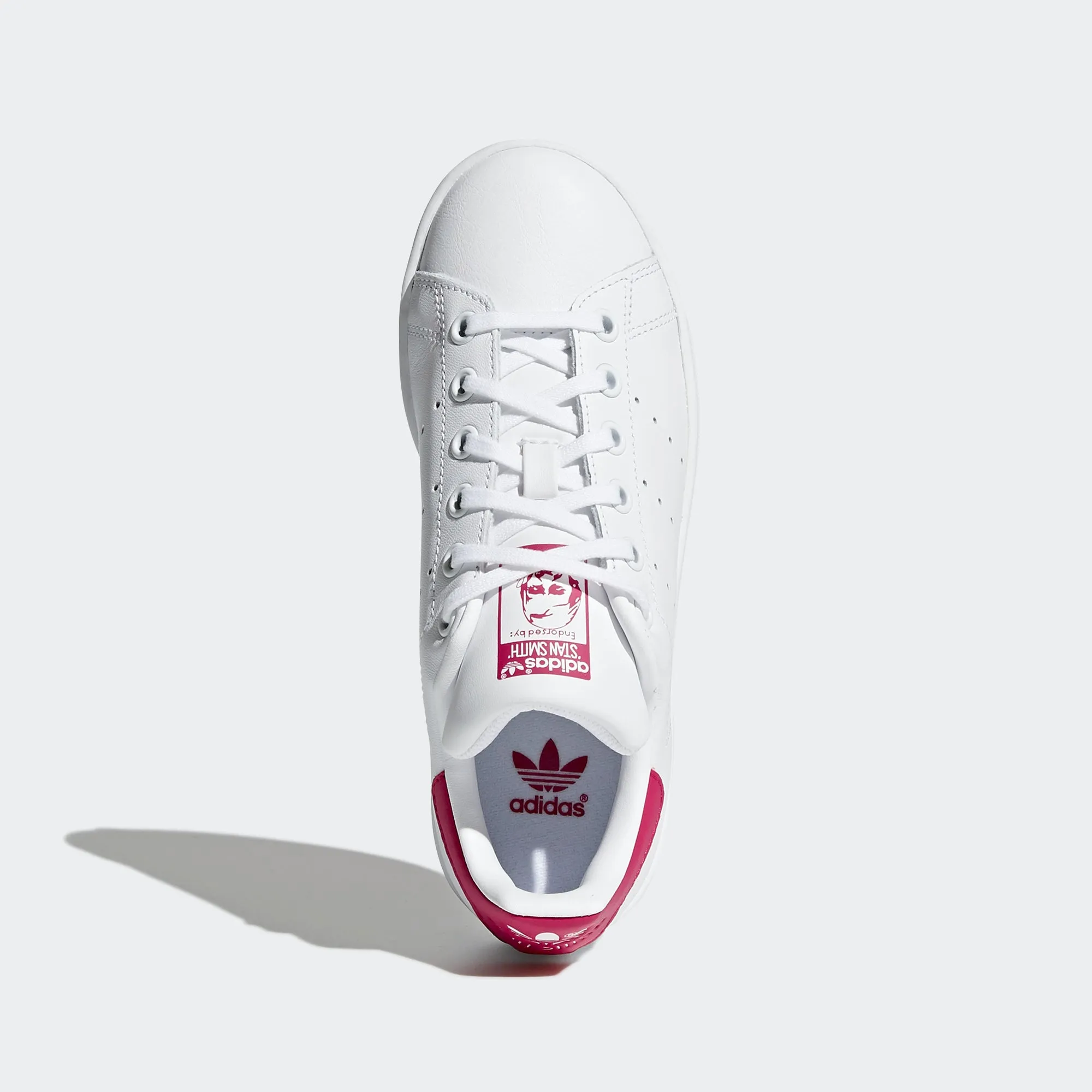 Kids' adidas Originals Stan Smith Shoes White Bold Pink