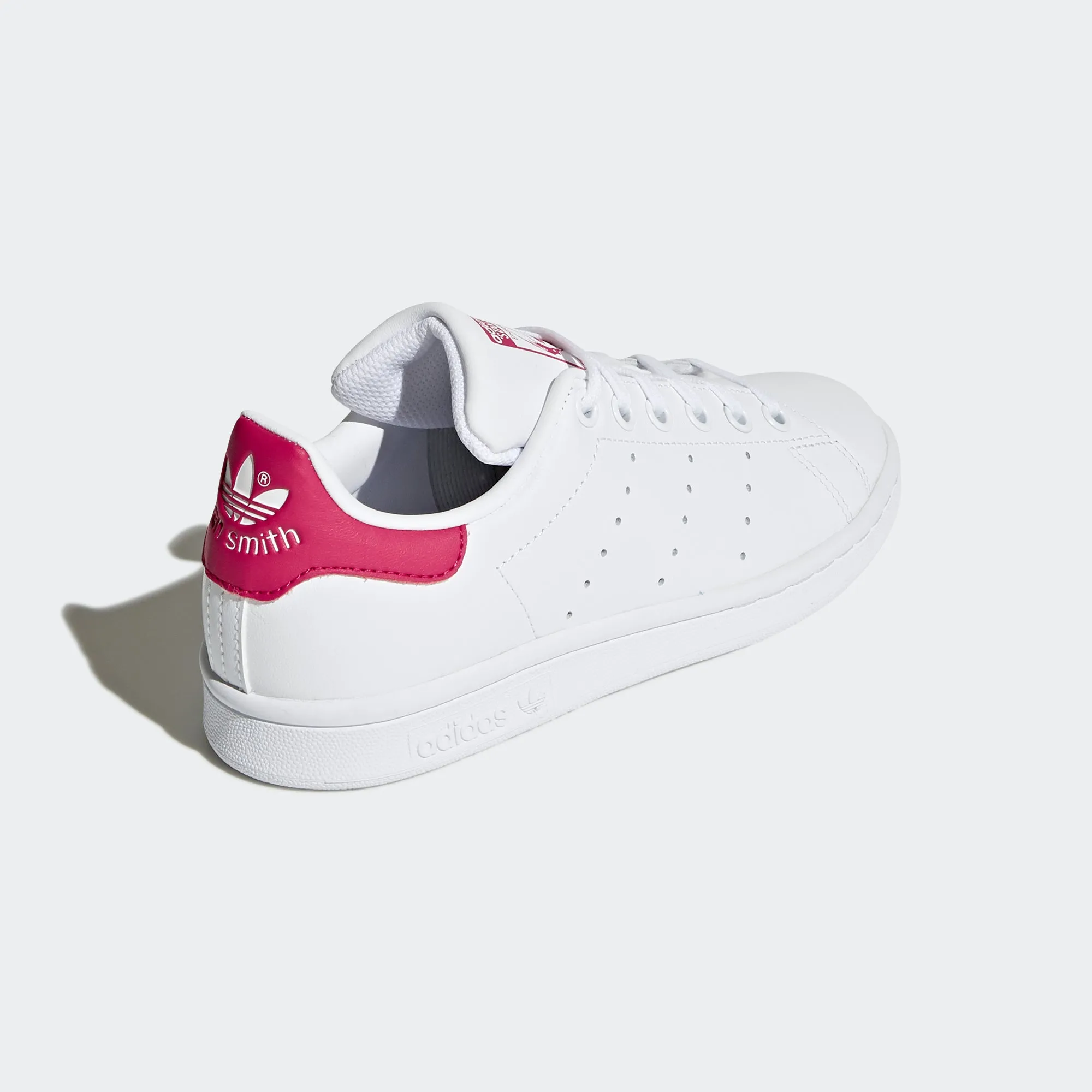 Kids' adidas Originals Stan Smith Shoes White Bold Pink