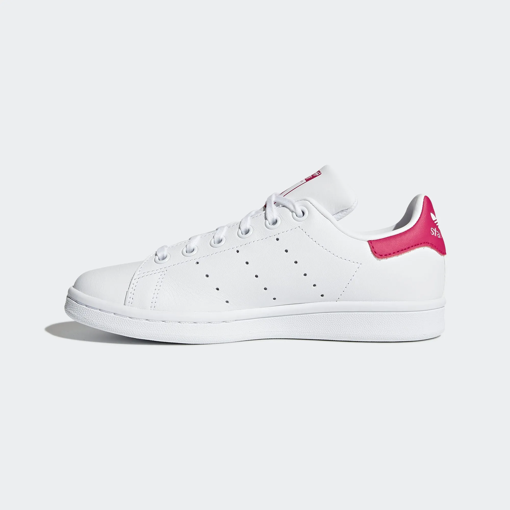 Kids' adidas Originals Stan Smith Shoes White Bold Pink