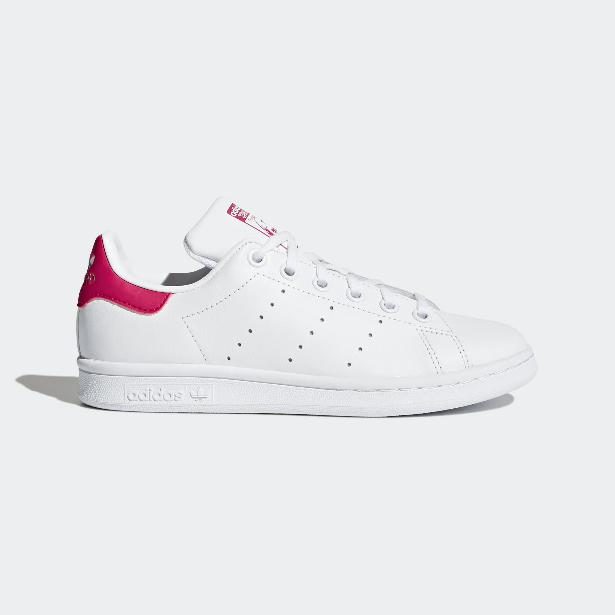 Kids' adidas Originals Stan Smith Shoes White Bold Pink