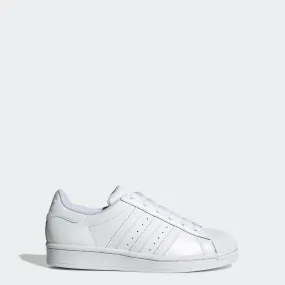 Kids' adidas Originals Superstar Shoes Triple White