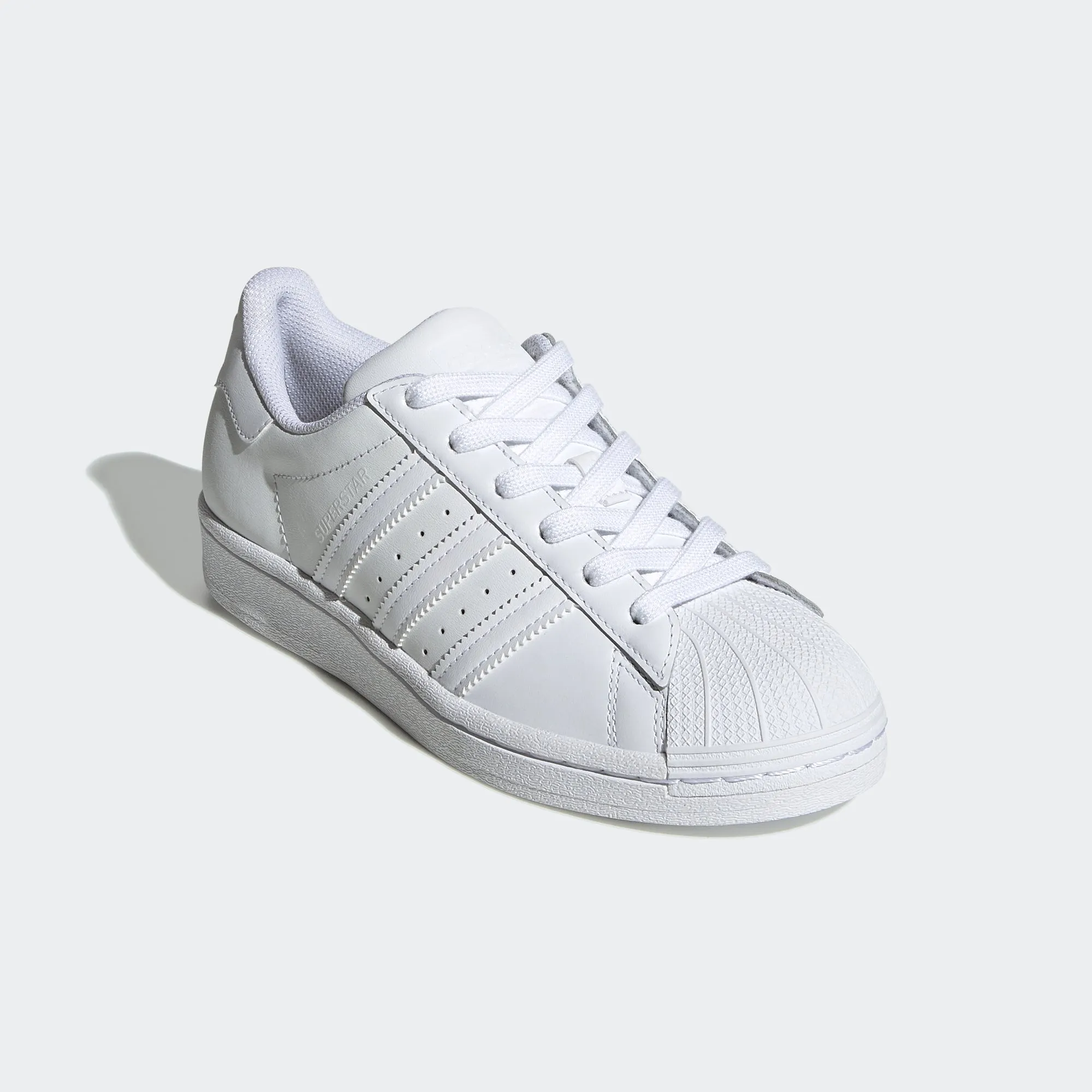 Kids' adidas Originals Superstar Shoes Triple White