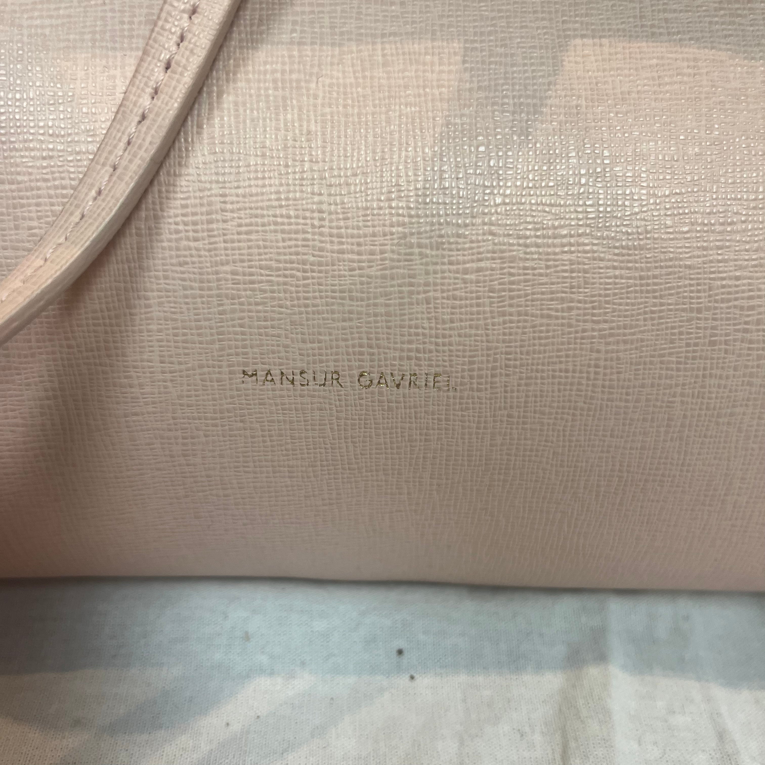 Mansur Gavriel Brand New 695 Powder Pink Saffiano Leather Lady Bag