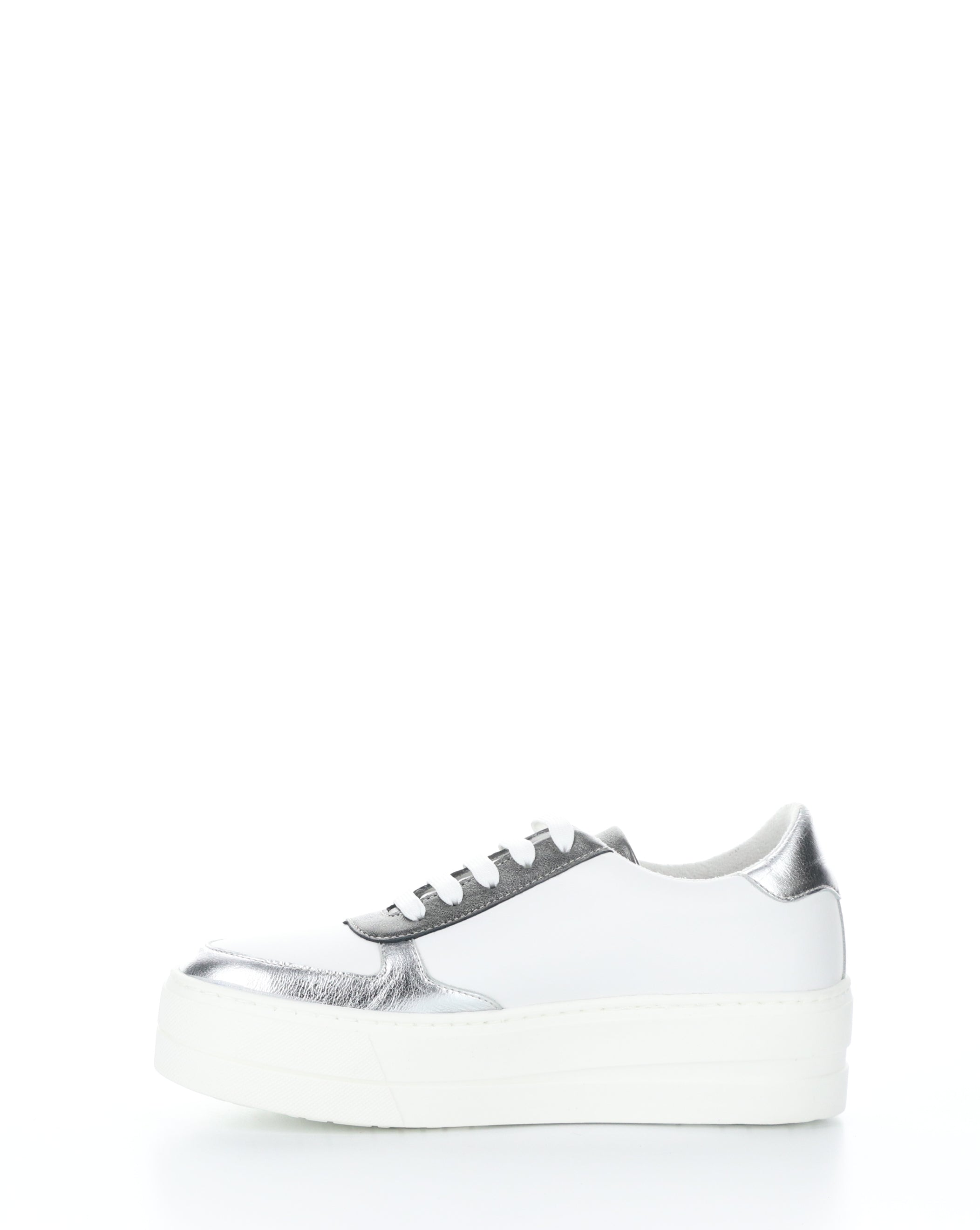 MAPUTO WHITE/SILVER/PEWTER Lace-up Shoes