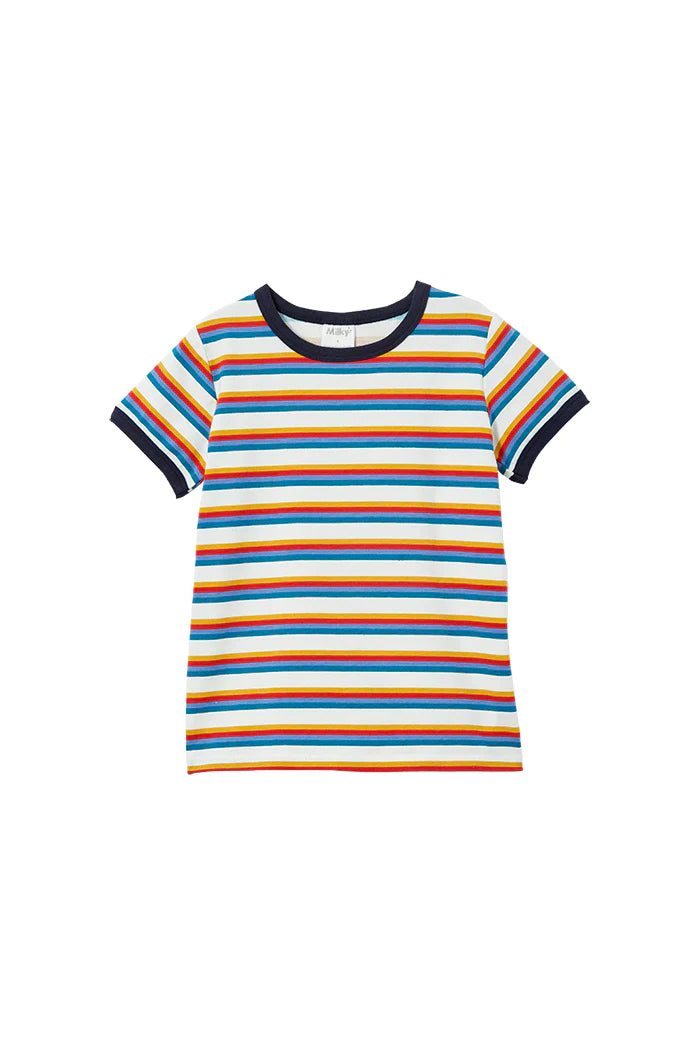 Milky Multi Stripe Tee