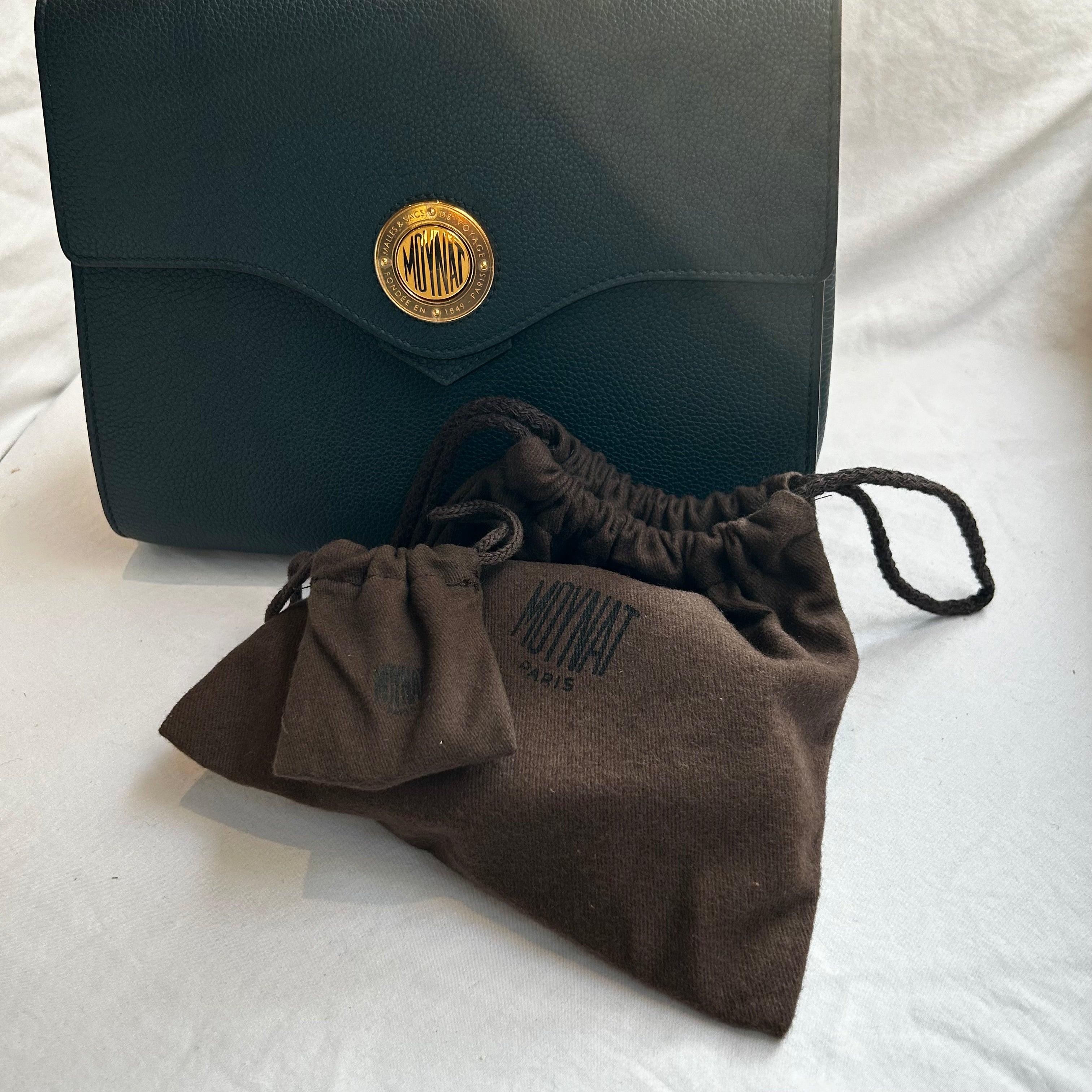 Moynat Paris 3,900 Brand New Peacock Voyage Bag