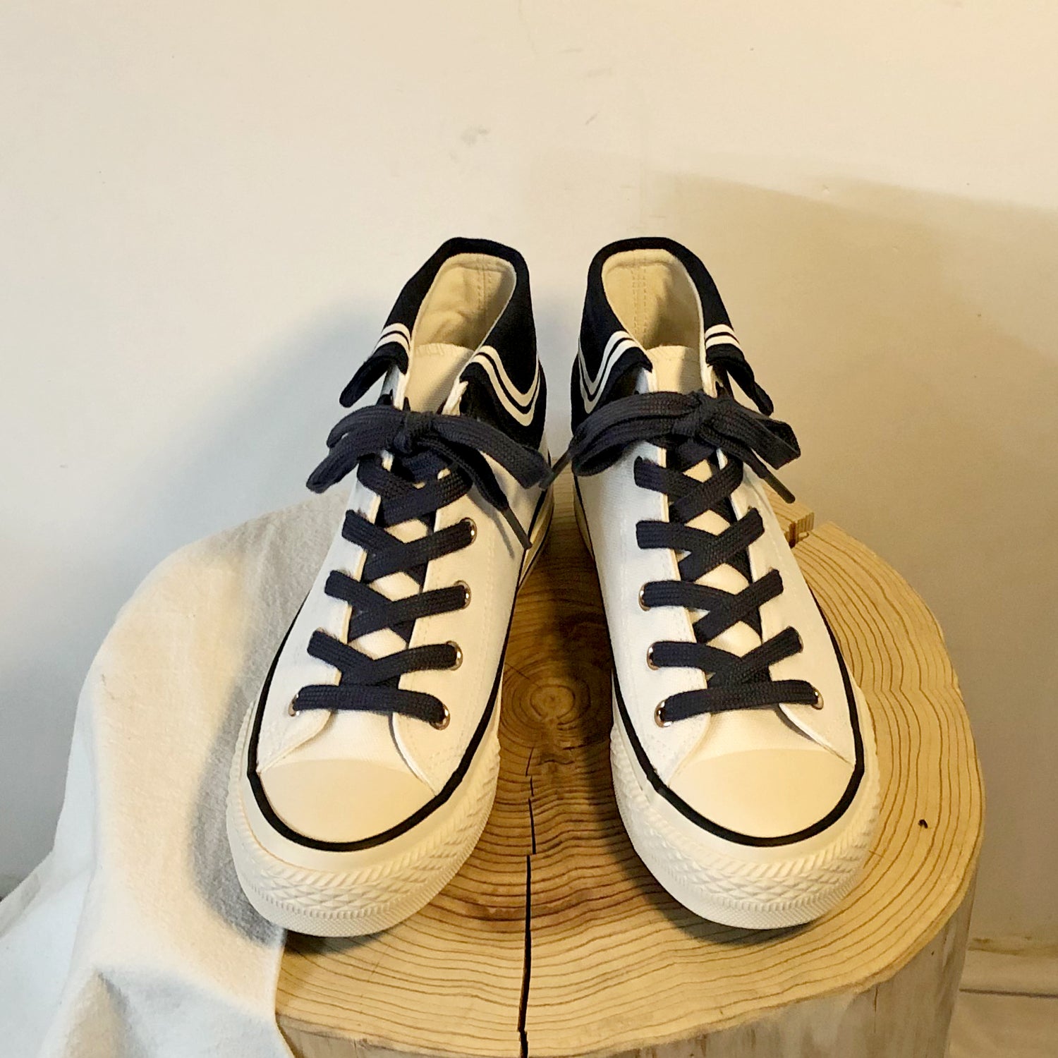 Navy Canvas Shoes AD210129