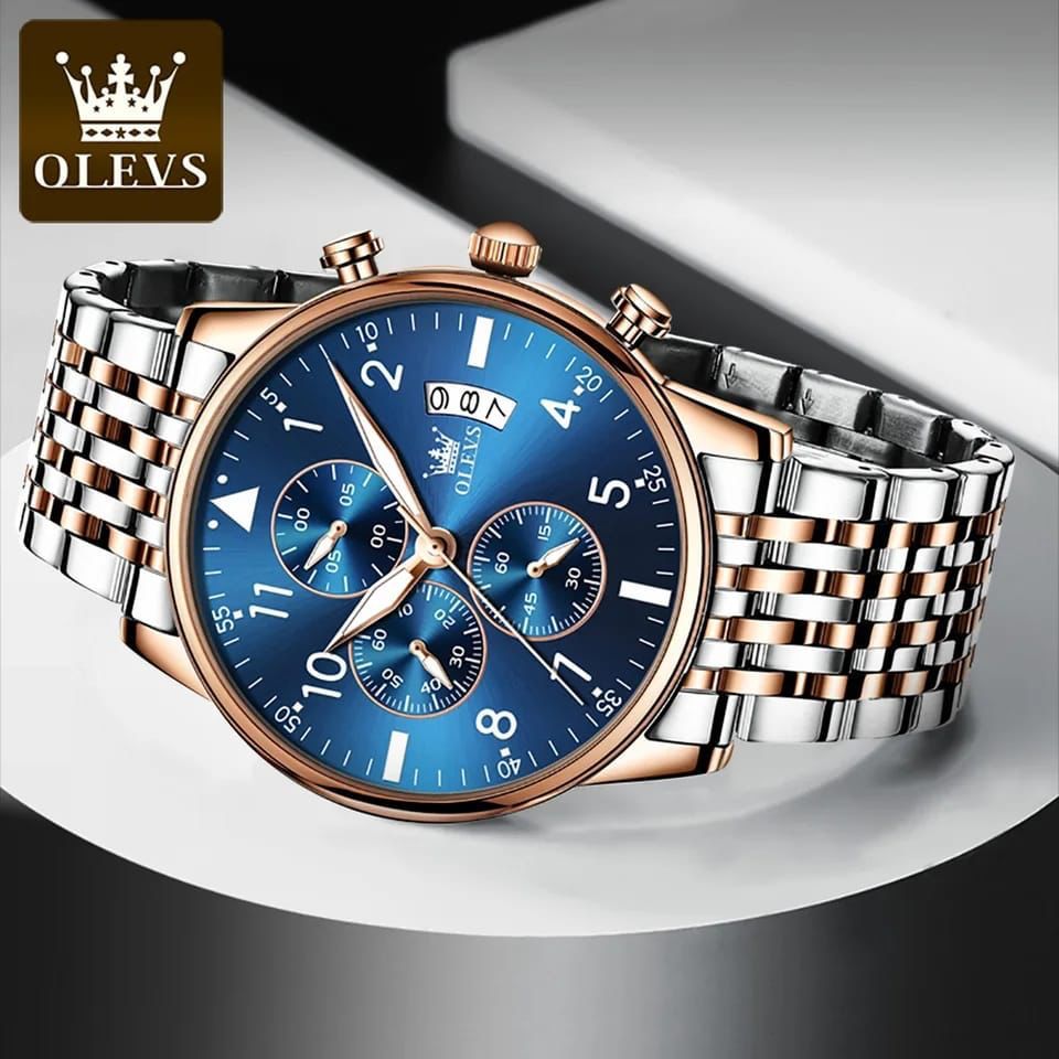 Olevs Chronograph Men Watch