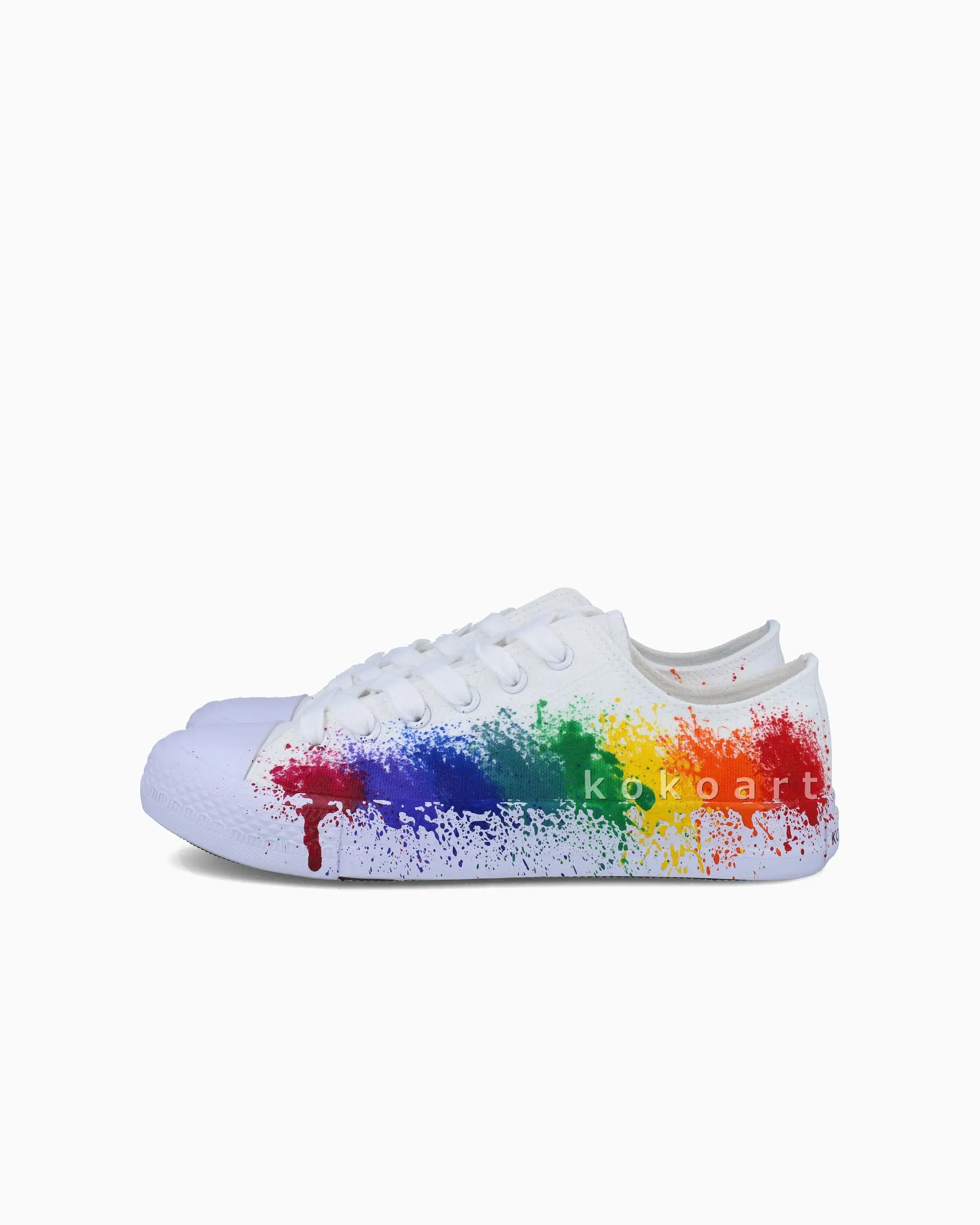 Paint Splatter Hand Painted Shoes