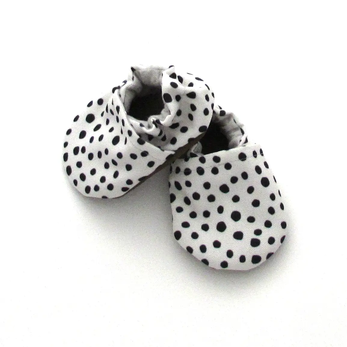 Pebble Dot Recycled Canvas Baby Shoes